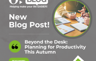 Beyond the Desk: Planning for Productivity This Autumn Office Essentials blog.