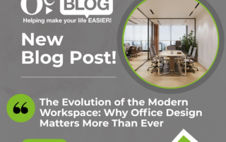 Modern office interior designed by Office Essentials Interiors with collaborative workspace and ergonomic furniture