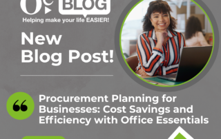Procurement planning, New blog post. Office Essentials